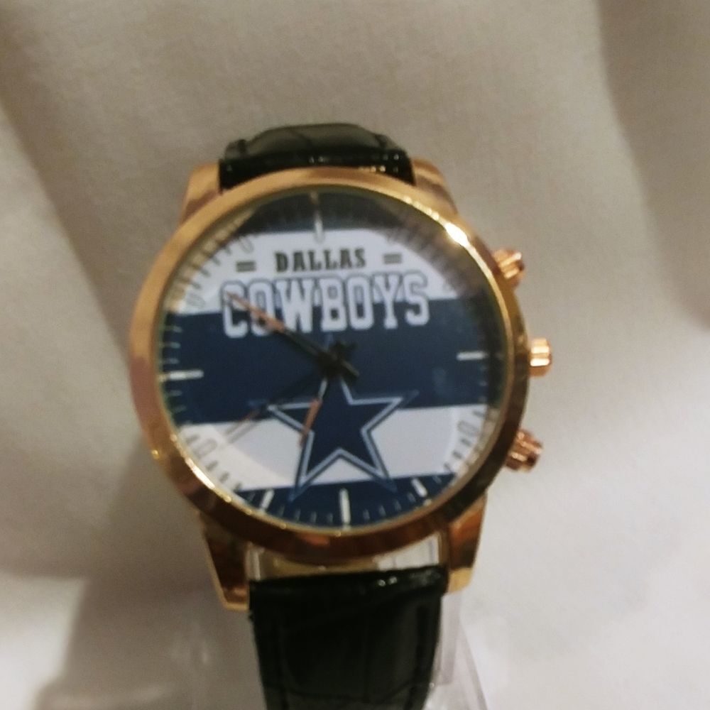 Dallas Cowboys NFL Watch Genuine Leather S…